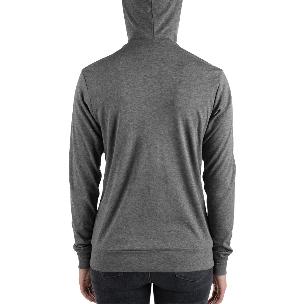 Unisex zip hoodie