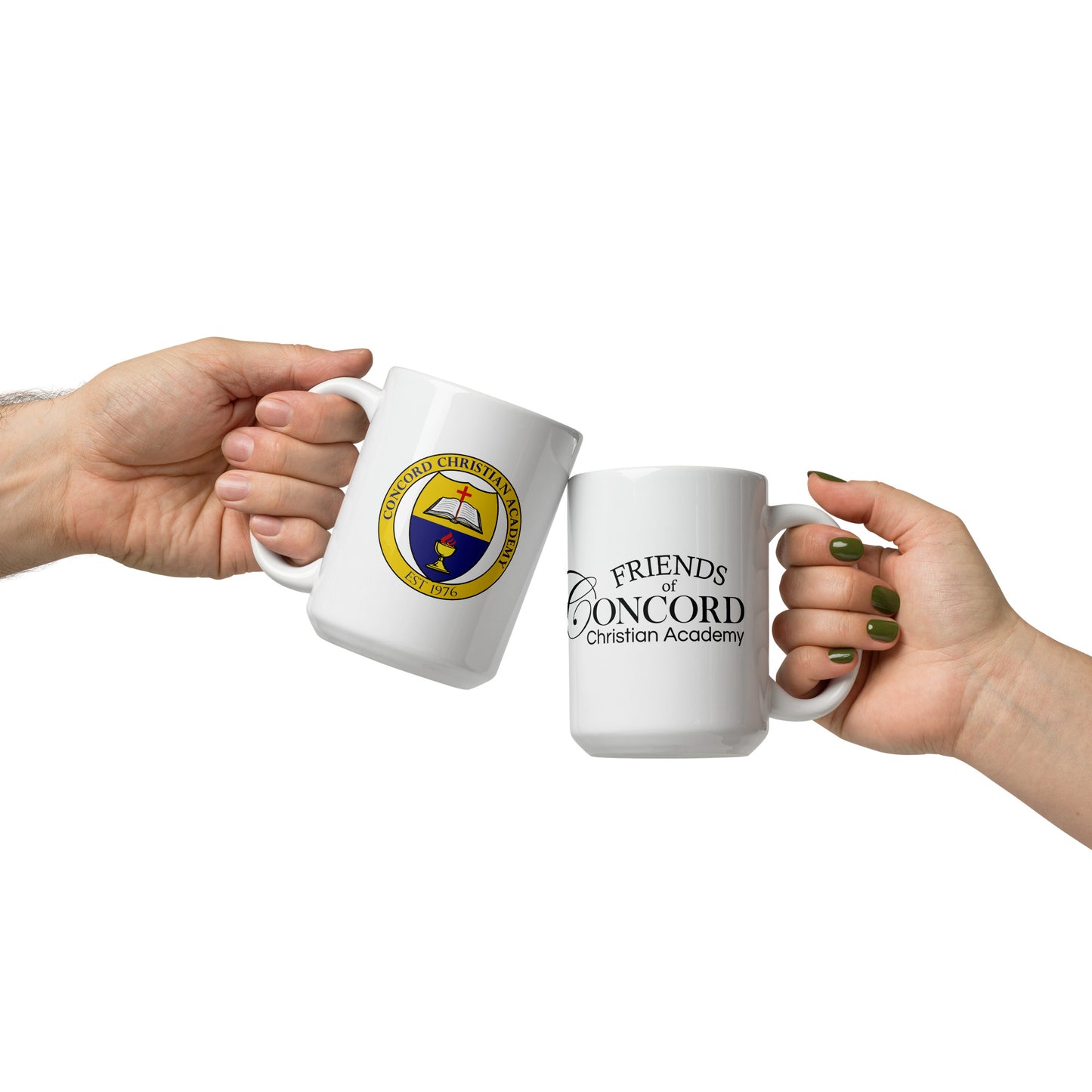 Friends of Concord White glossy mug