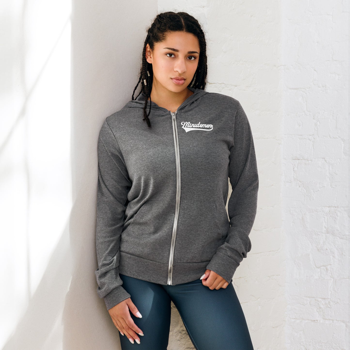 Unisex Lightweight Zip Hoodie