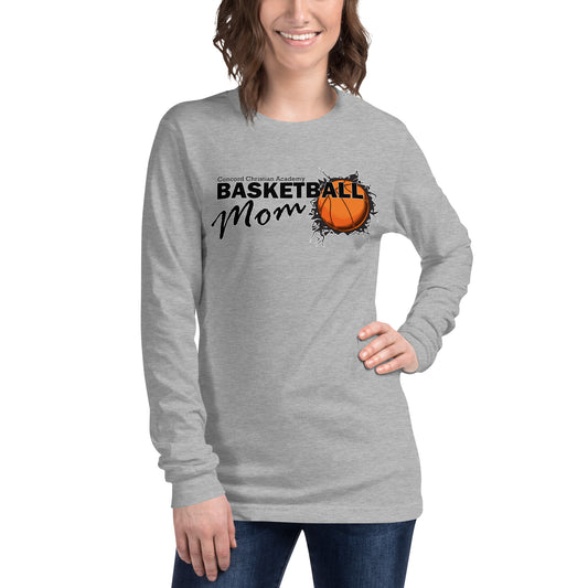 Women's Basketball Mom Long Sleeve T-shirt